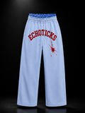 ECHOTICKS Cream Streetwear pants