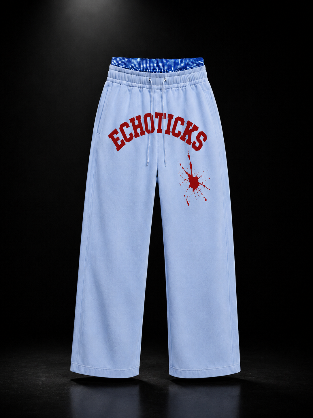 ECHOTICKS Cream Streetwear pants