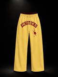 ECHOTICKS Cream Streetwear pants