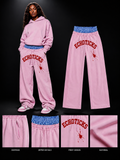 ECHOTICKS Cream Streetwear Pants